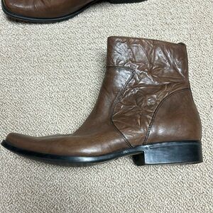 Rockport High Trend Brown Leather Toloni Boots - Lightly Worn Men’s Size 11
